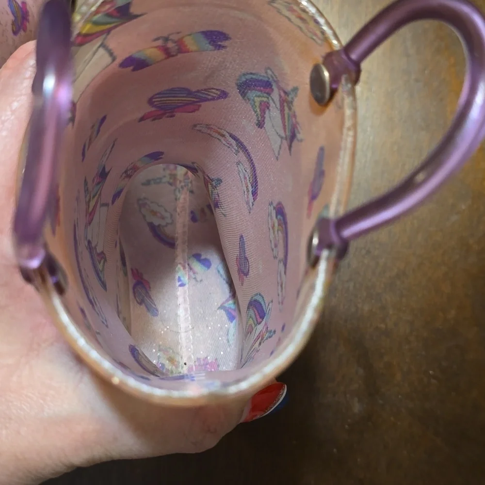 Zoogs Light‎ Up Unicorn Rainboots Size 6